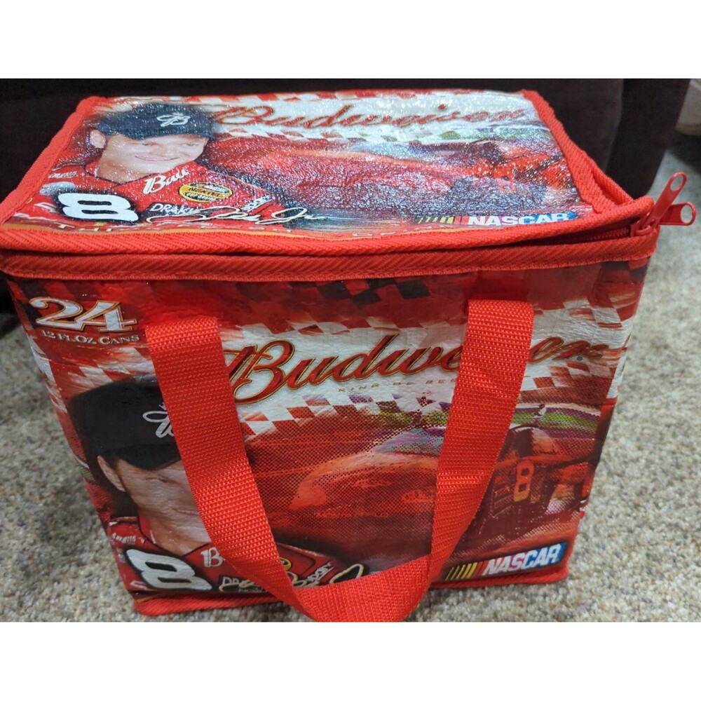 2005 Dale Earnhardt Jr. Nascar Racing 24 Can Zipper Cooler 11”X 8' x10